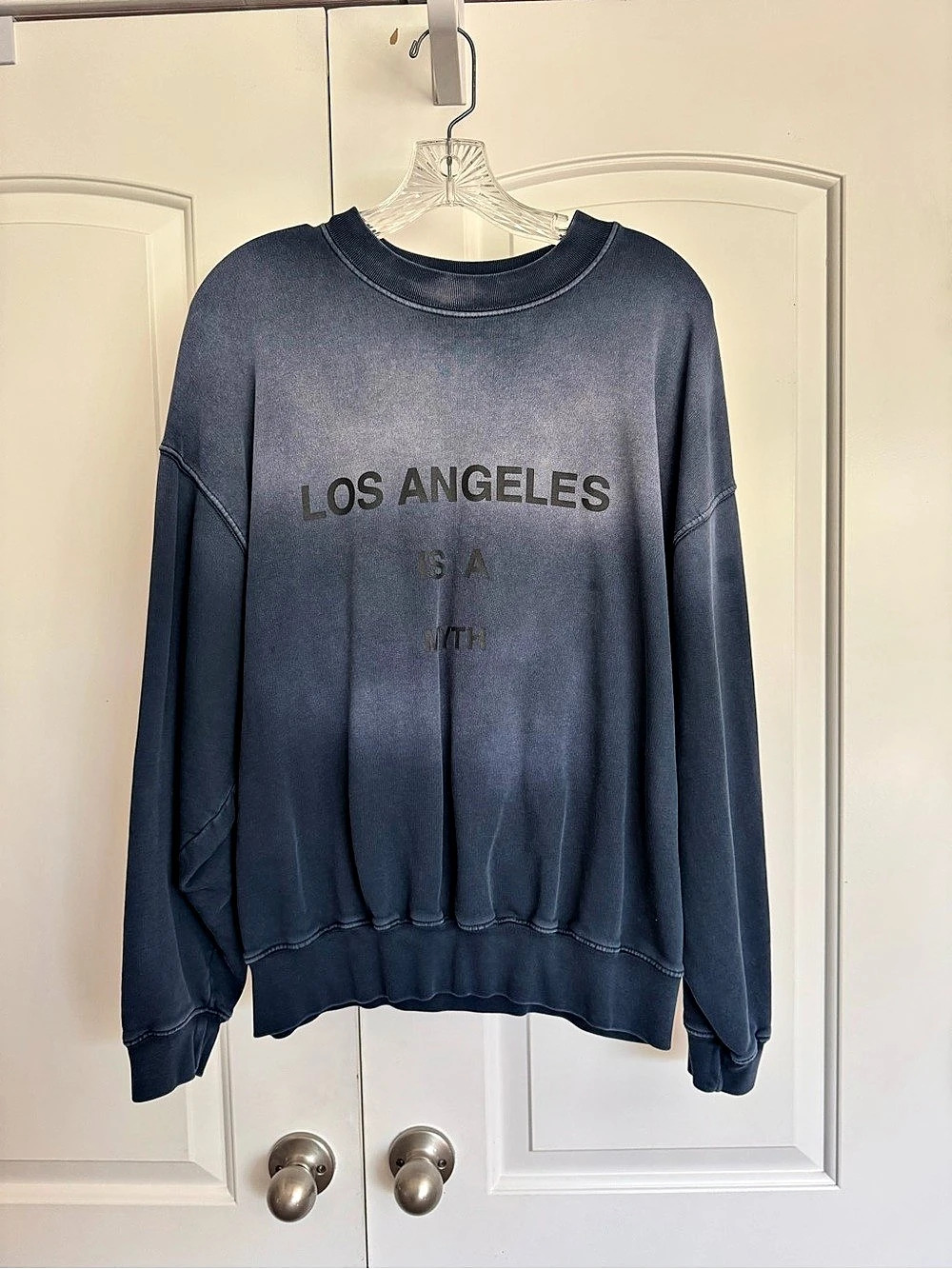 Anine Bing JACI MYTH LOS ANGELES Sweatshirt size M navy blue